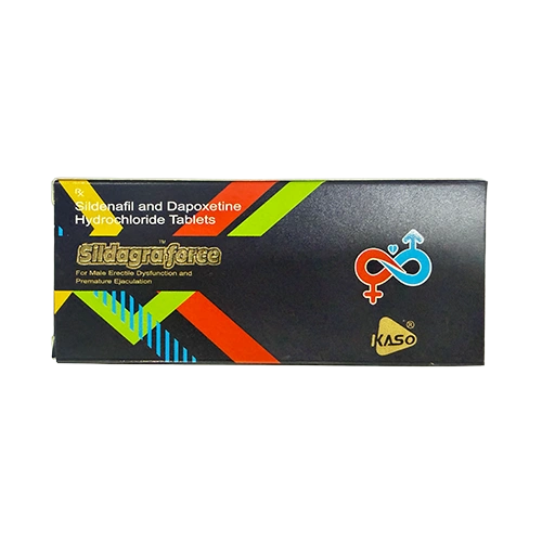 Sildagra Force 260mg 產品外盒正面圖 超級雙效威而鋼 Sildagra Force 260mg 外盒正面